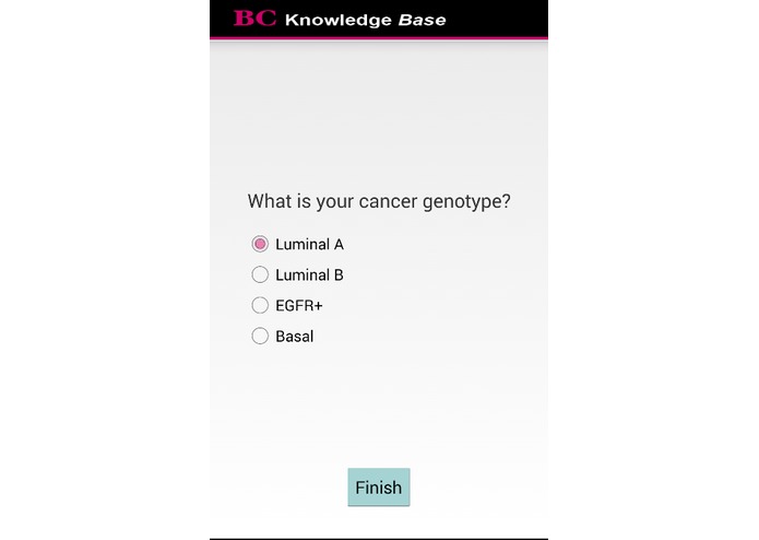Breast Cancer Knowledge Base – screenshot 4