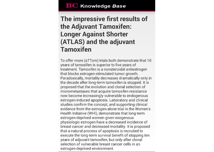 Breast Cancer Knowledge Base – screenshot 8