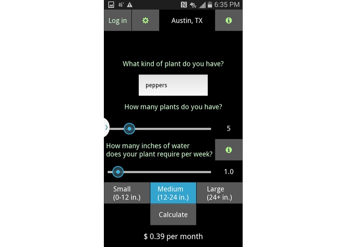 WaterYourWallet – screenshot 2