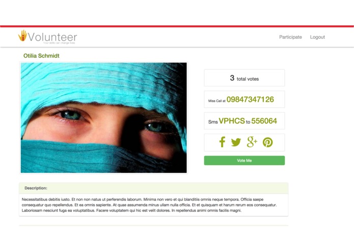 iVolunteer  – screenshot 3