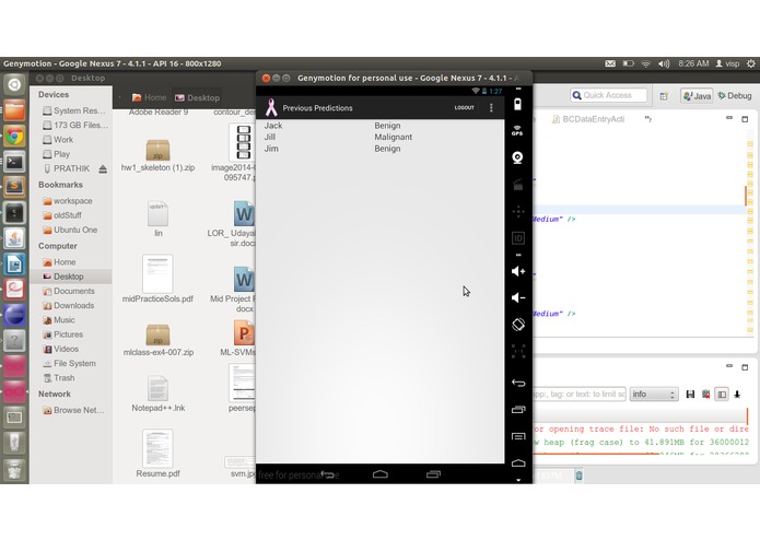 Breast Cancer Detection – screenshot 2