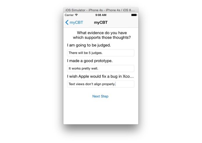 myCBT – screenshot 5