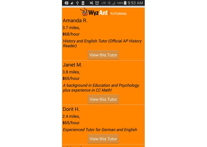 WyzAnt Tutor Finder – screenshot 1
