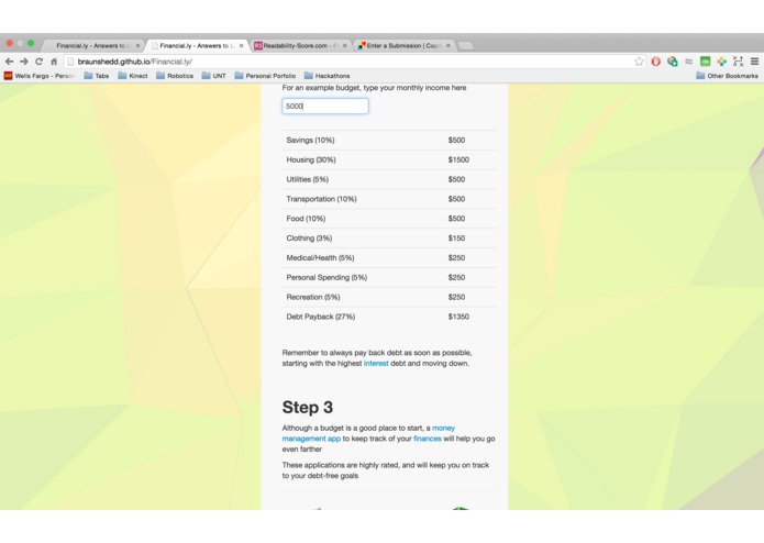 Financial.ly – screenshot 3