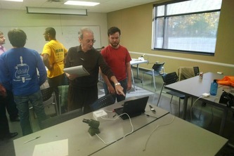 Motion-controlled rocket launcher