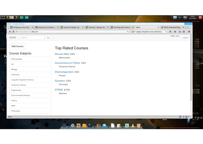 EROS (Educated Registration Optimization System) – screenshot 1
