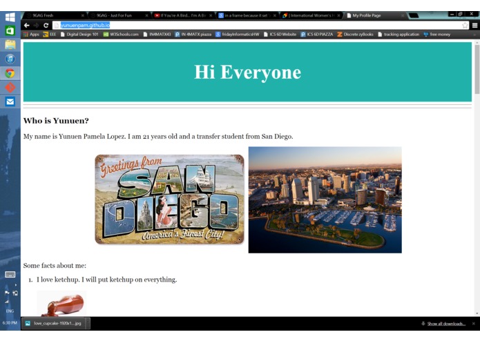 My Story Website – screenshot 1
