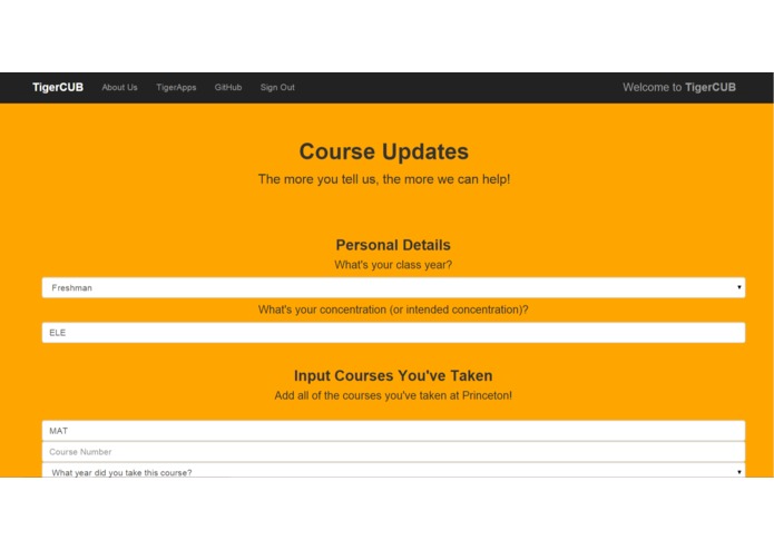 TigerCUB – screenshot 2