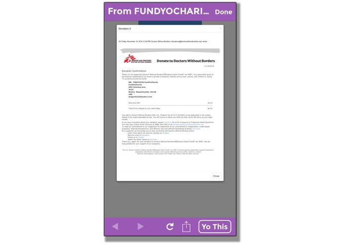 FundYoCharity – screenshot 4