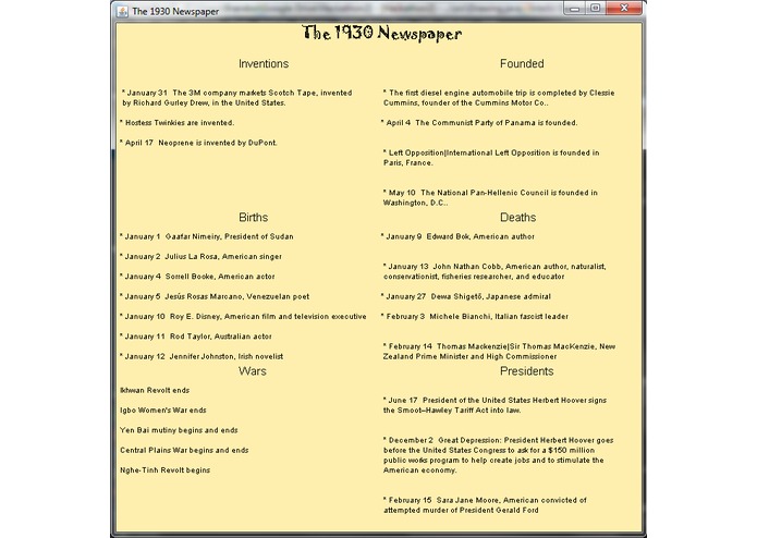 Historical Newspaper – screenshot 1
