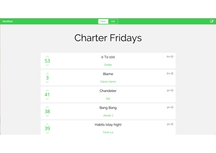 NextBeat – screenshot 2