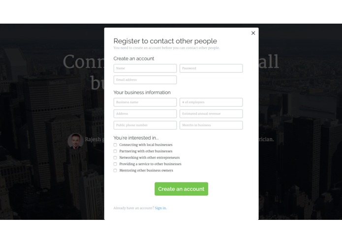 ConnectifyNYC – screenshot 2