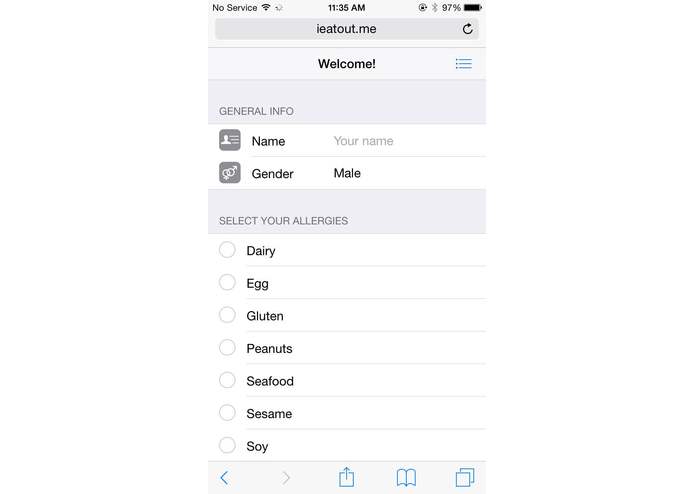 iEatOut – screenshot 3