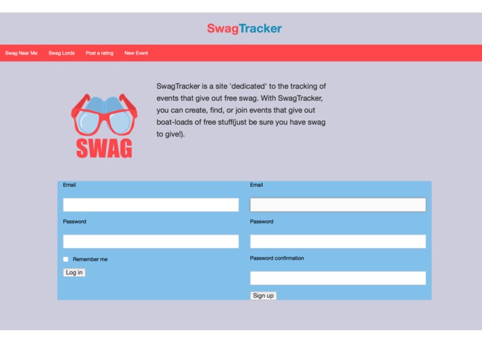 SwagTracker – screenshot 1
