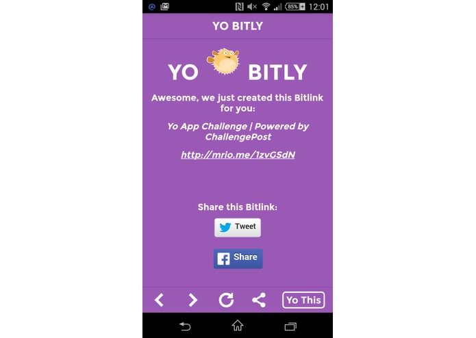 YO BITLY – screenshot 1