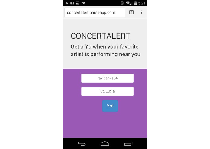 CONCERTALERT – screenshot 3