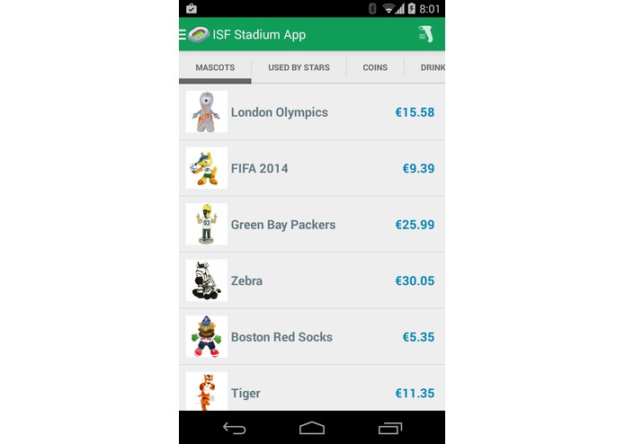 ISF Stadium App – screenshot 4