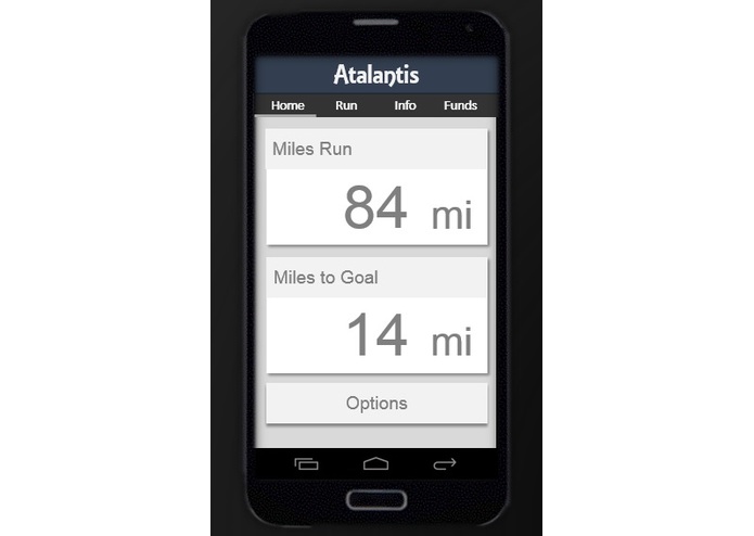Atalantis (Fitness Motivation Android App) – screenshot 1
