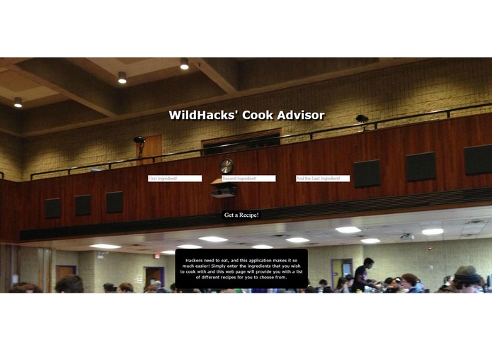 WildHacks' Cook Advisor – screenshot 1