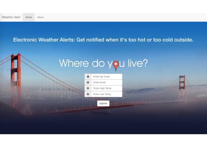 Electronic Weather Alert – screenshot 1