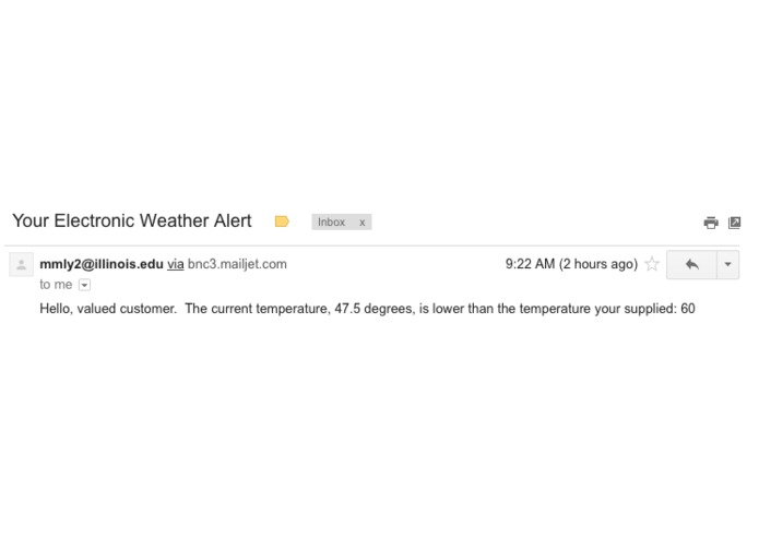 Electronic Weather Alert – screenshot 2