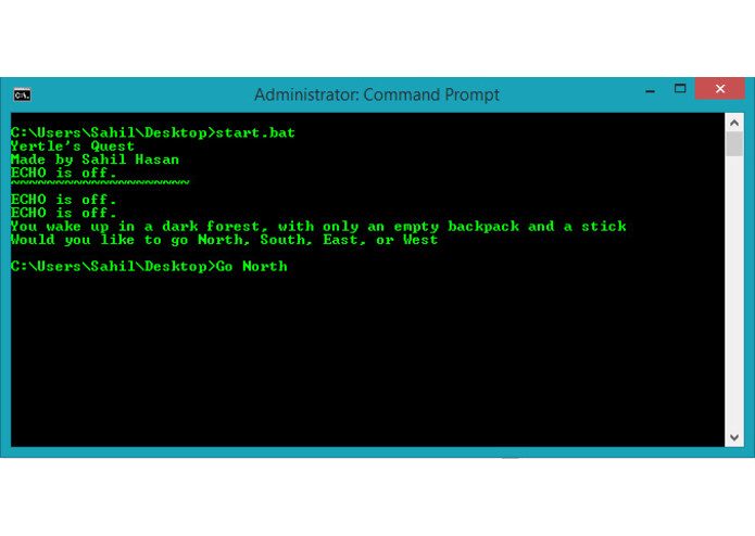 Text Adventures – screenshot 1