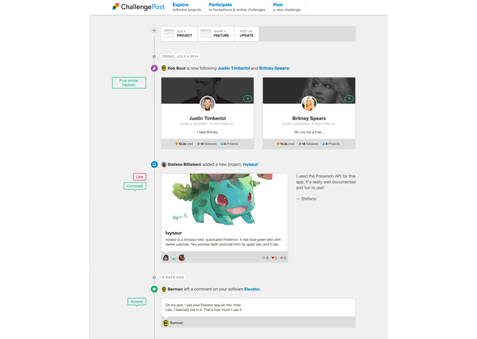 ChallengePost Feed (ideas) – screenshot 1