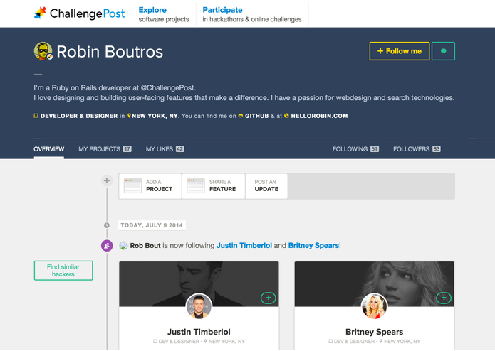 ChallengePost portfolio designs – screenshot 2