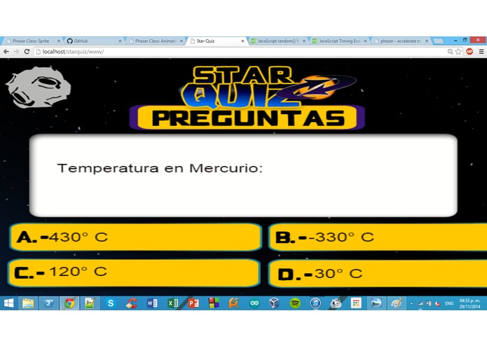 SPACE QUIZ – screenshot 2
