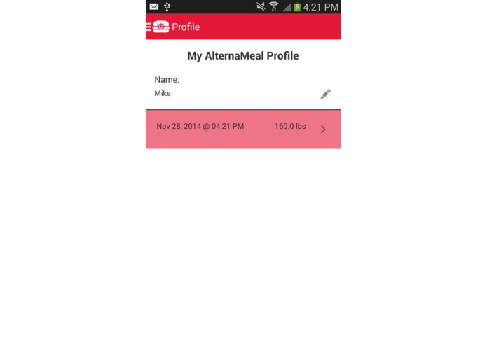 AlternaMeal – screenshot 4