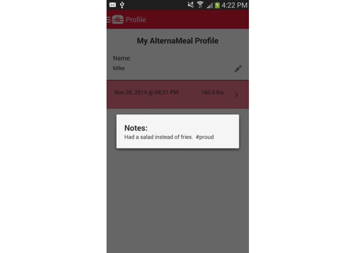 AlternaMeal – screenshot 5