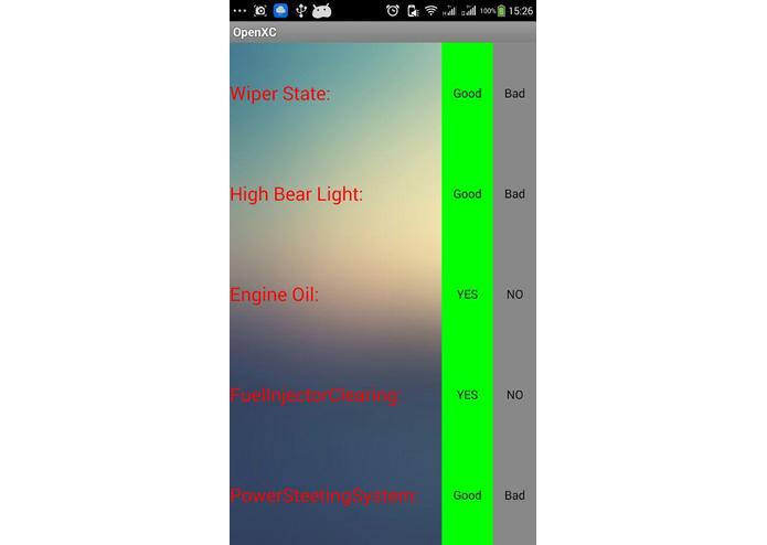 Vehicle Maintenance Based on OPEN-XC – screenshot 1