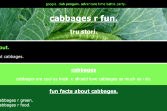 cabbages website