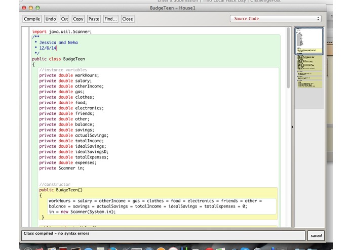BudgeTeen – screenshot 1