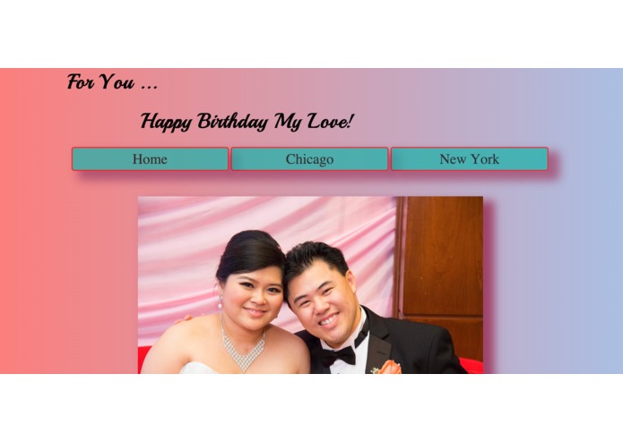 Birthday Gift Project for my wife – screenshot 1