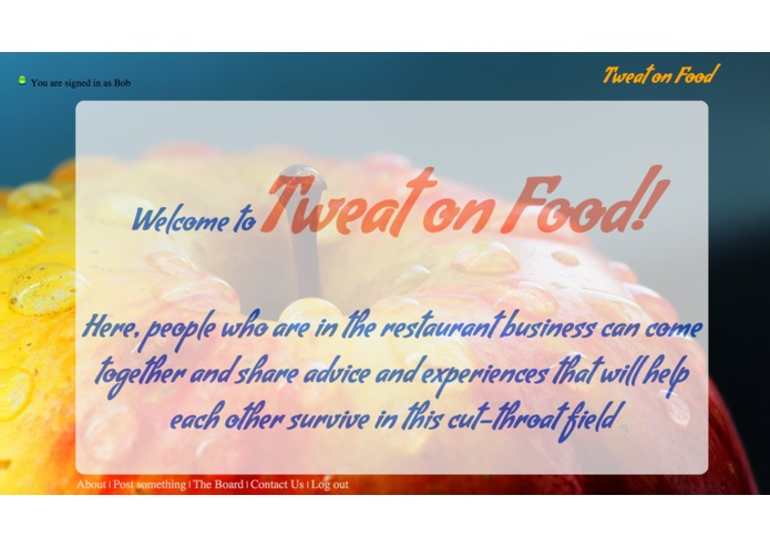 TweatOnFood! – screenshot 1