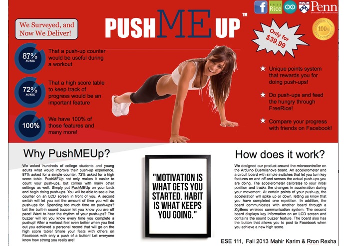 PushMeUp (ESE111 Fall 2013) – screenshot 1