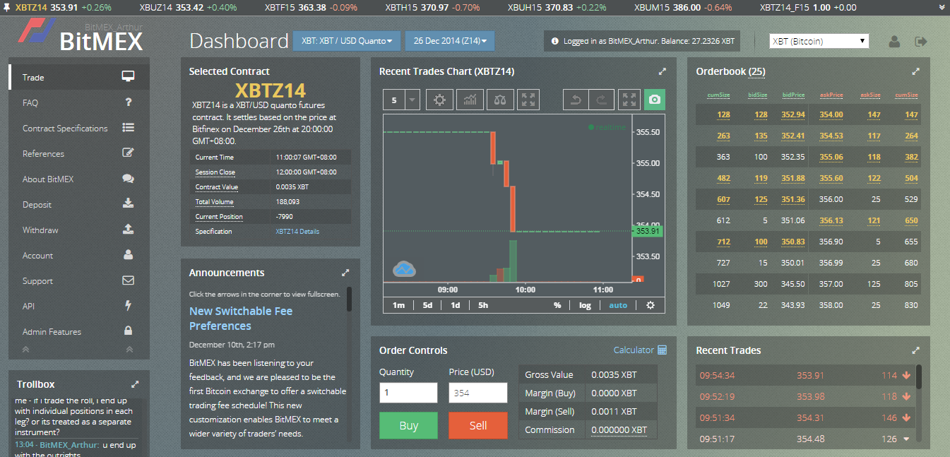 BitMEX - Bitcoin Mercantile Exchange | Devpost