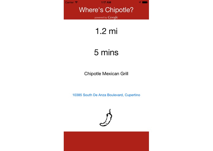 Where's Chipotle – screenshot 1