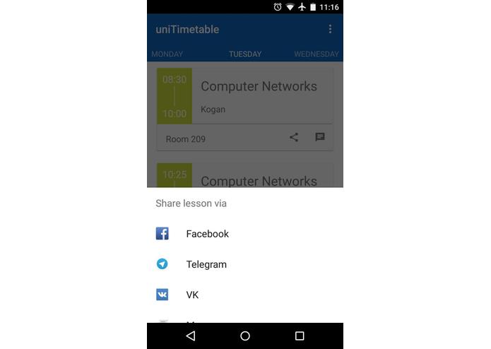 uniSchedule – screenshot 5