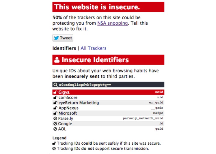 TrackerSSL – screenshot 1