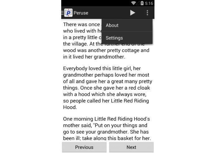 PeruseWithSpritz – screenshot 3