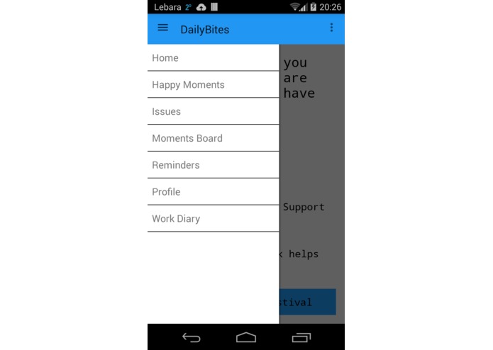 DailyBites – screenshot 2