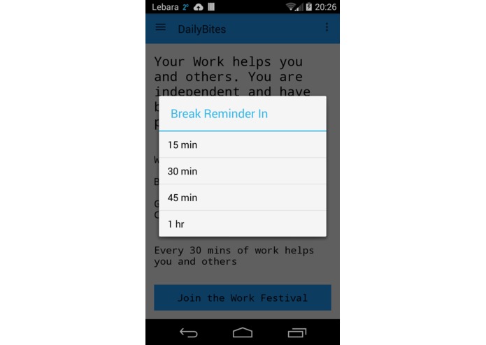 DailyBites – screenshot 3