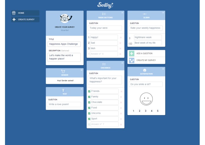 Sentimy - the happiest survey on the Internet – screenshot 2