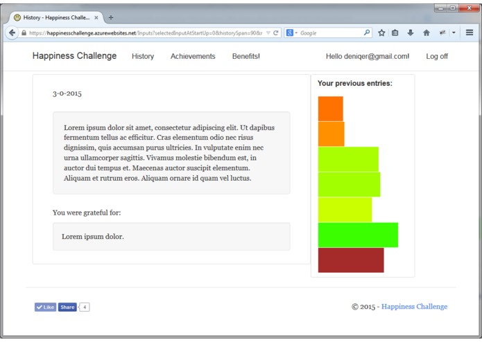 Happiness Challenge – screenshot 3