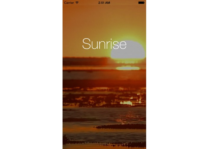 Sunrise – screenshot 1