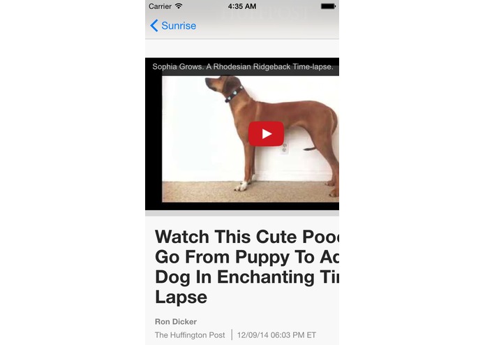 Sunrise – screenshot 2