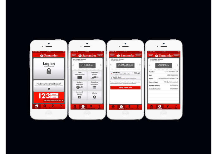 Santander Bank apps – screenshot 1