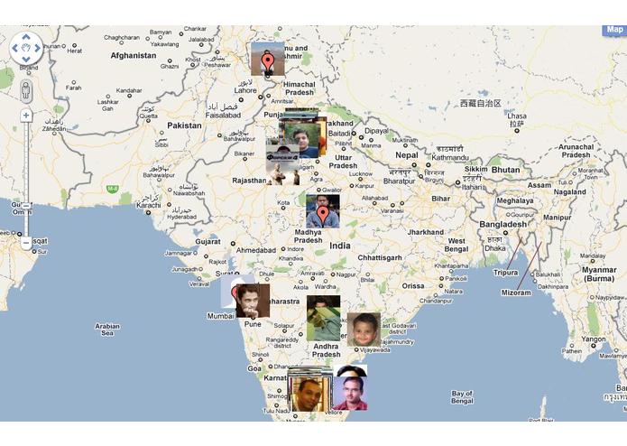 MapMyFriends – screenshot 1